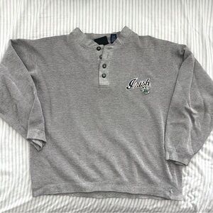 Grey Notre Dame Irish Men's Sweater